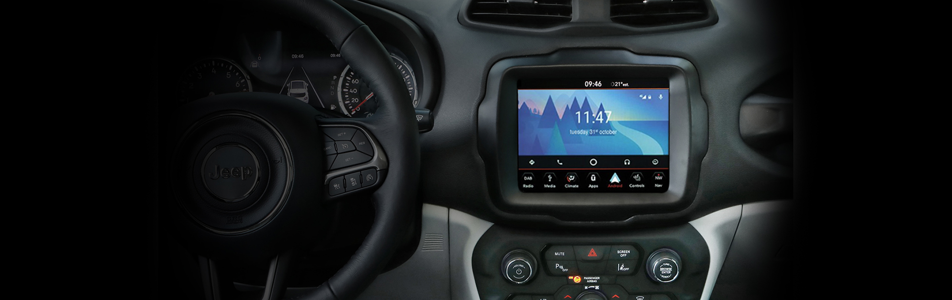 Jeep® Renegade - Technologie - Android Auto (tabs) 