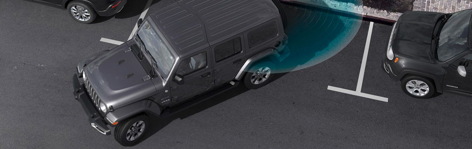 Jeep® Wrangler Sécurité - Tabs - Direction de mouvement à lá arrière